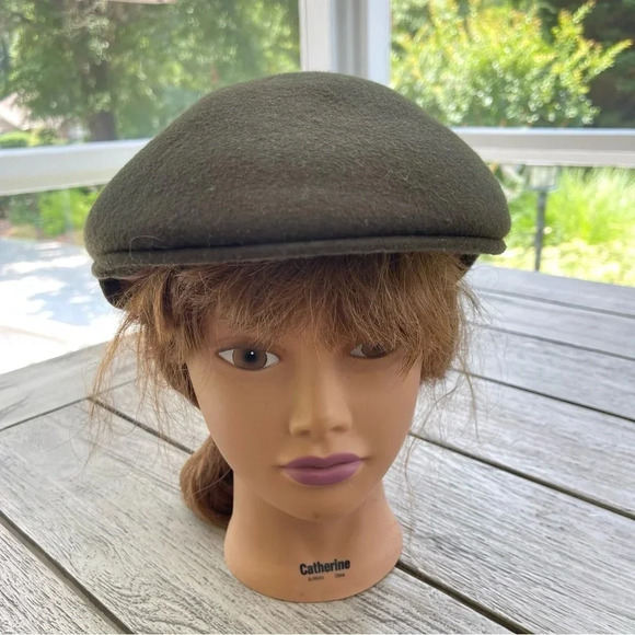 Vintage Biltmore Classic Wool Brown Diving Cap Hat Size Large - Picture 1 of 7